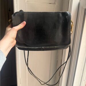 Elegant Black Leather Women's Bag